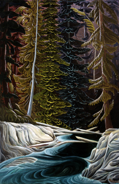 Canadian Art - a fine art giclee print on canvas reproduced from an  oil painting by Donald Flather