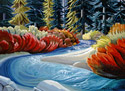 An oil painting by Canadian Artist Donald M. Flather